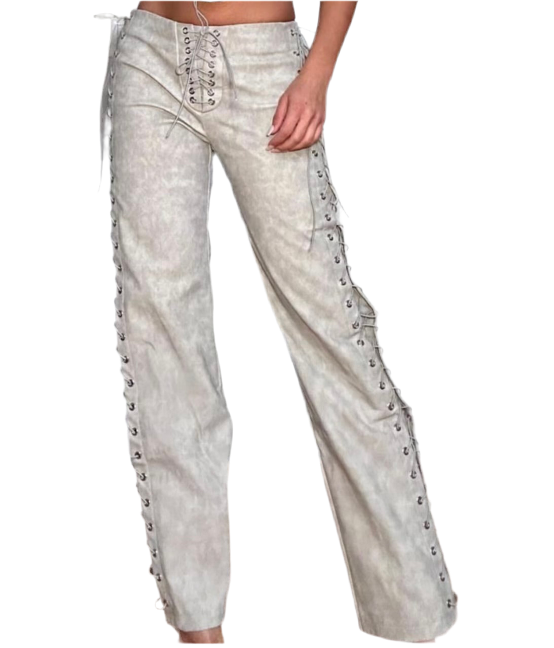 Lace Me Pants