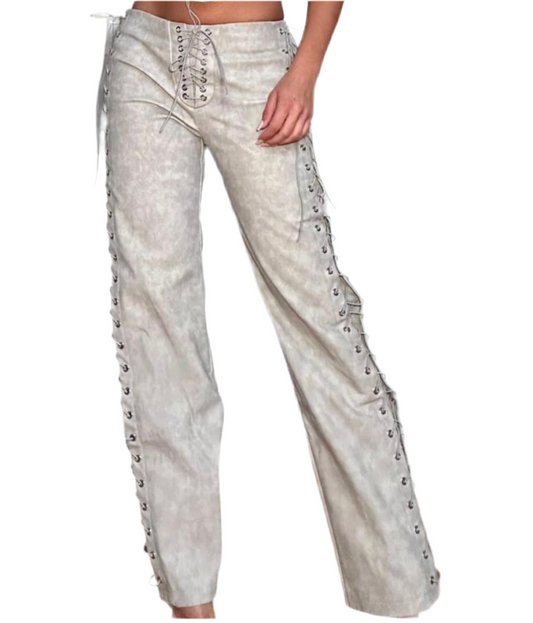 Lace Me Pants